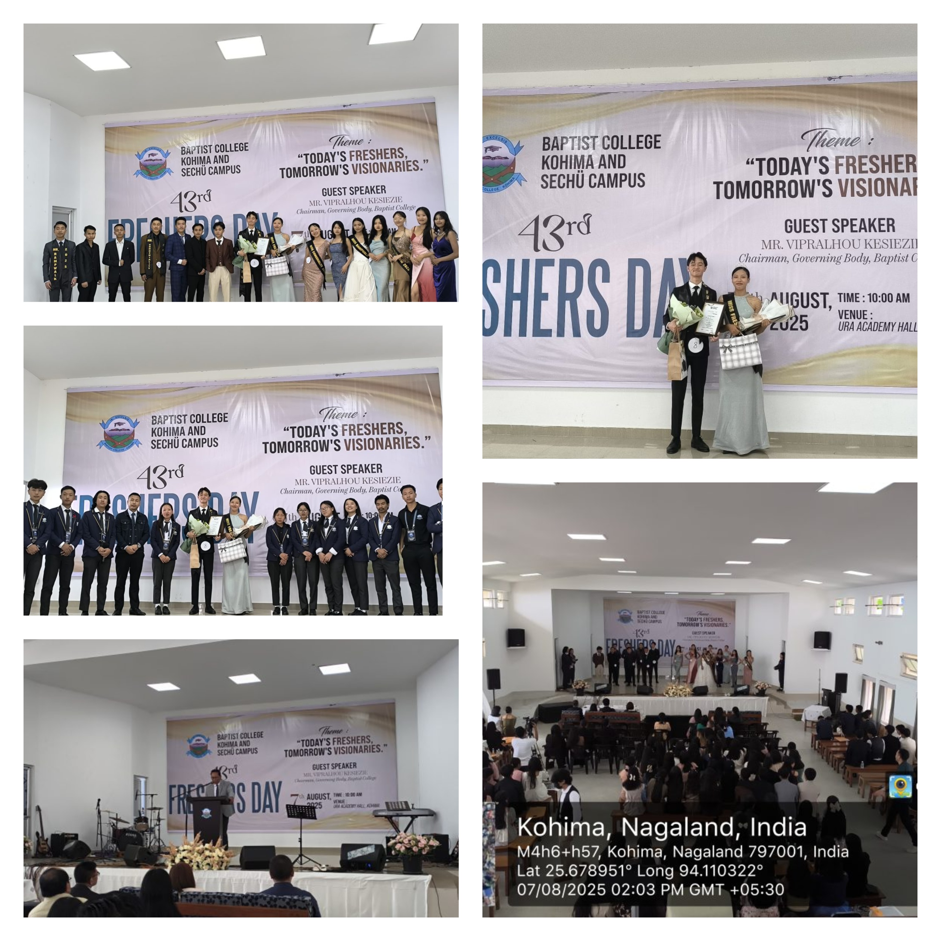 43rd Fresher’s Day Programme, 7th August, 2025
