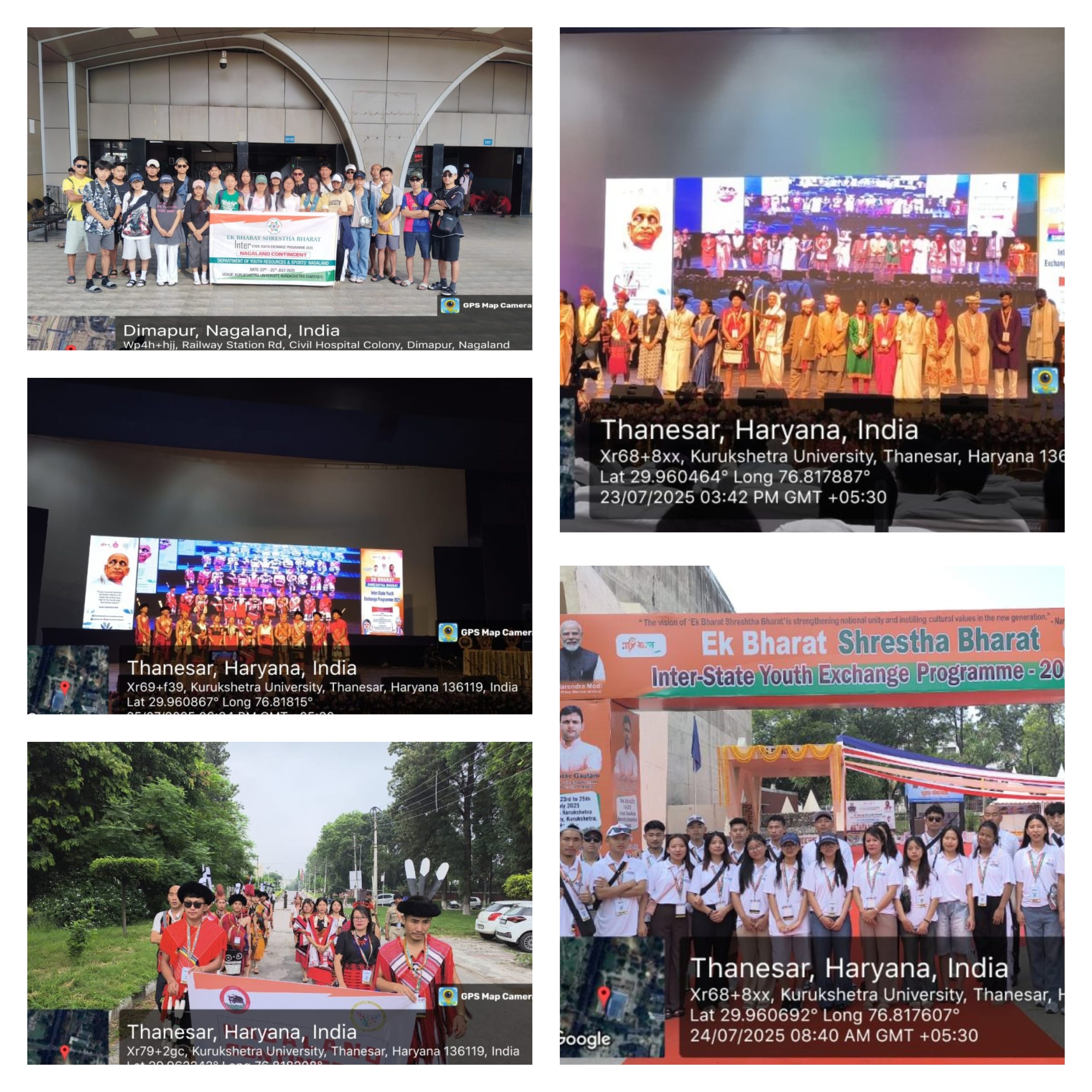 23 Students from Baptist College Represent Nagaland in the Inter-State Youth Exchange Program, 23rd–25th July 2025